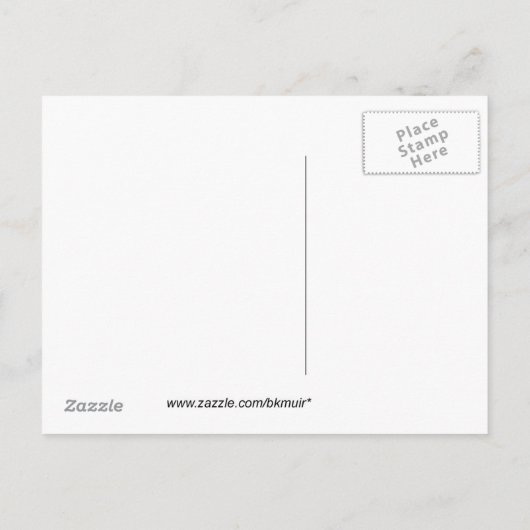 はがき – 女の子の誕生のお知らせ 案内ポストカード (裏面)