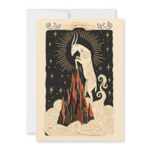 はがき – 山羊座シナ〔占星術の〕十二宮図アート