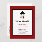 はがき：引っ越しました!クラシック 案内ポストカード (正面/裏面)