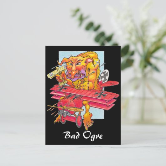 はがき – 悪鬼 – 黒地 (スタンド正面)