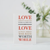 はがき – 愛とは… (スタンド正面)