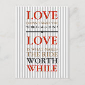 はがき – 愛とは… (正面)