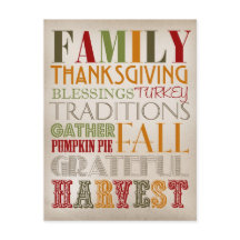 はがき – 感謝祭