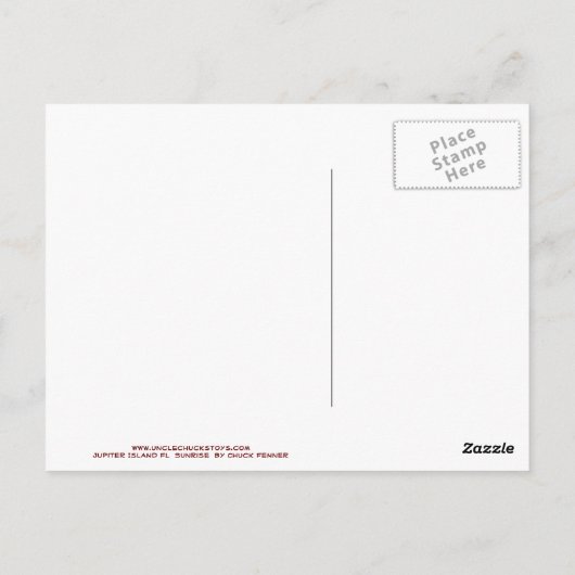 はがき – 日の出 (裏面)