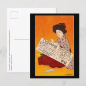 はがき - 日本の浮世絵髪生薬広告 (正面/裏面)