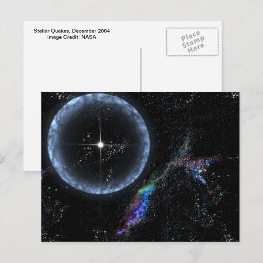 はがき：星地震 ポストカード (正面/裏面)