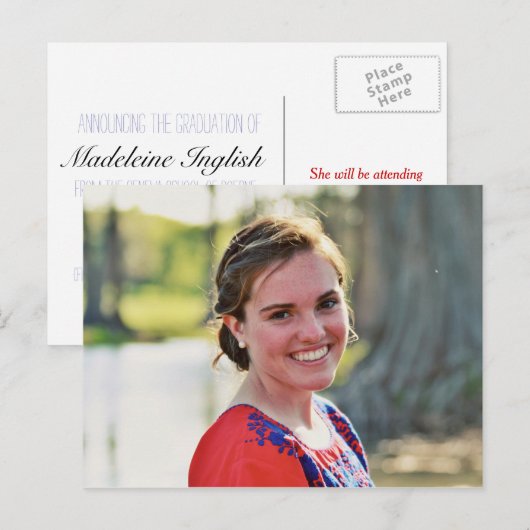 はがき 案内ポストカード (正面/裏面)