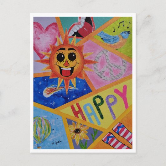 はがき – 歩くオンサンシャイン (正面)