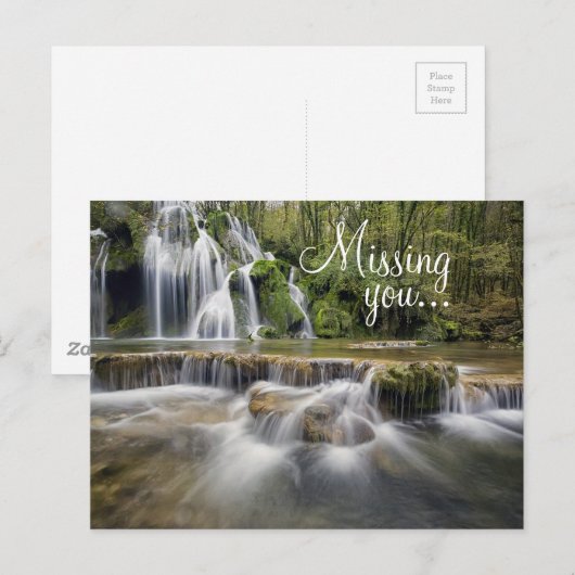 はがき/滝 ポストカード (正面/裏面)