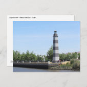 はがき – 灯台 – 水仙 – カリフォルニア (正面/裏面)