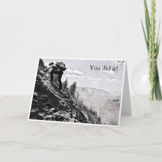 はがき – 登山、やったな！ カード