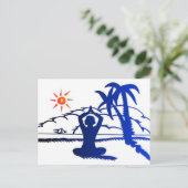 はがき – 瞑想 (スタンド正面)