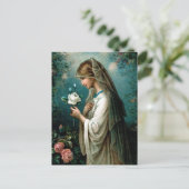 はがき：神秘的なバラ ポストカード (スタンド正面)