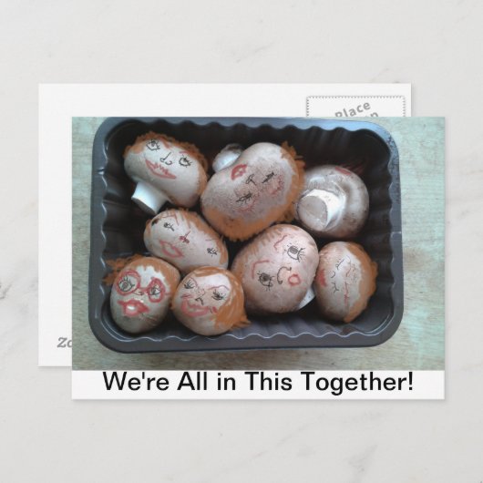 はがき – 私たちは一緒に (正面/裏面)