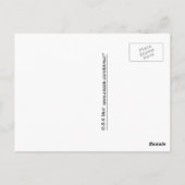 はがき – 私の髪は縮れ… (裏面)