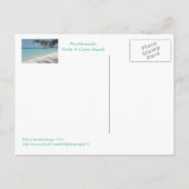 はがき/「私はタークス&カイコス」の心の州" ポストカード (裏面)