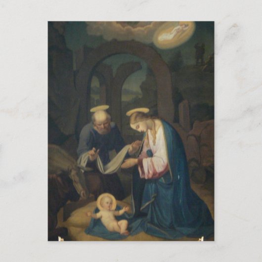 はがき(空白の/カスタム):キリストの誕生 ポストカード (正面)