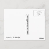 はがき – 紫キルトパターン (裏面)