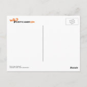 「はがき」（紫） ポストカード (裏面)