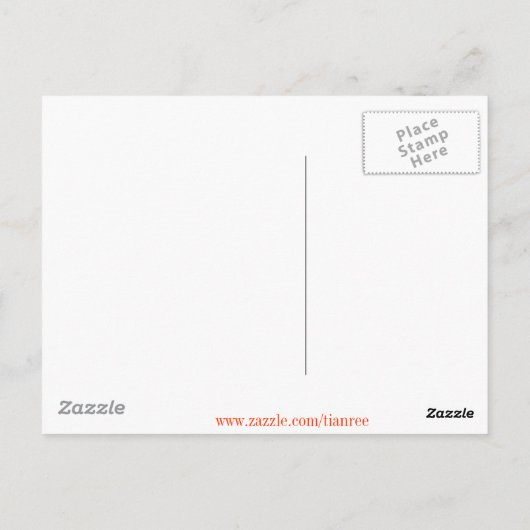 はがき – 花火と灯篭 (裏面)