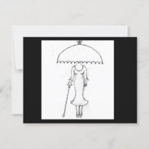 はがき – 誰を着ている？封筒あり