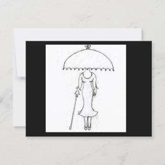 はがき – 誰を着ている？封筒あり