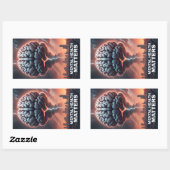 はがき 長方形シール (シート)