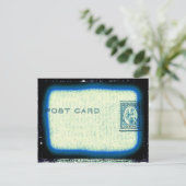 「はがき」（青） ポストカード (スタンド正面)