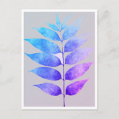 はがき – 青/紫/ピンクシダ シーズンポストカード (正面)