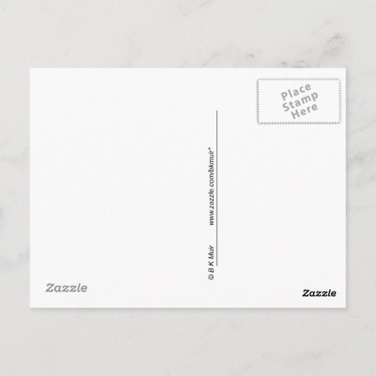 はがき – 顔オン建物 (裏面)