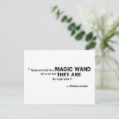 はがき – 「魔法を待つ人…」 (スタンド正面)