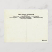 はがき:1921年、ニューヨークの地図 ポストカード (裏面)