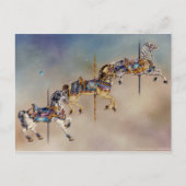 はがき – 3回転木馬馬 (正面)