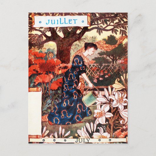 はがき: 7月の月 – Jullet ポストカード (正面)