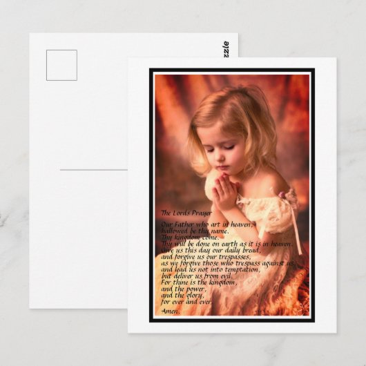 はがき – A祈りの言葉 (正面/裏面)