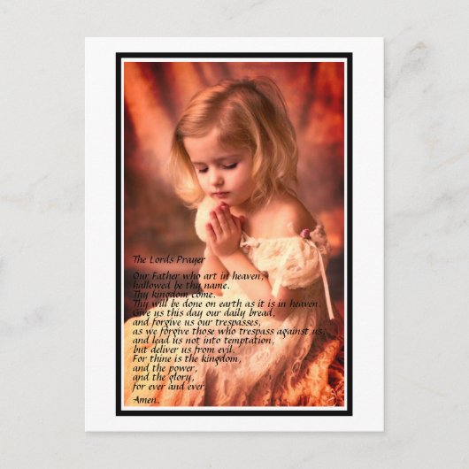 はがき – A祈りの言葉 (正面)