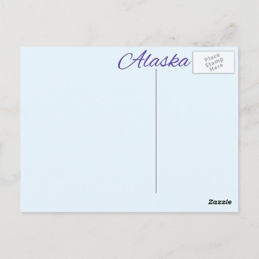 はがき – ALASKA (裏面)