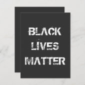 はがき – BLACK LIVES MATTER (正面/裏面)