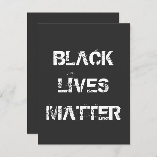 はがき – BLACK LIVES MATTER (正面/裏面)