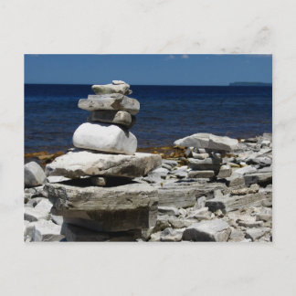 はがき – Cairns at Door Bluff in Door County, WI