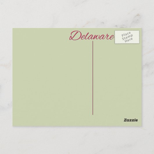 はがき – DELAWARE (裏面)