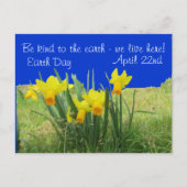 はがき – Earth Day Daffodils (正面)