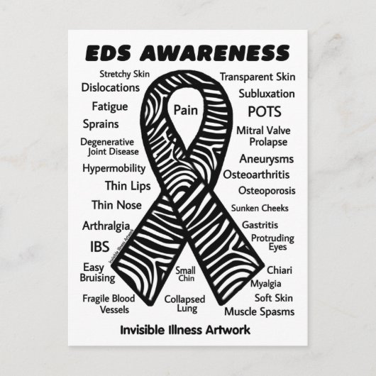 はがき…EDS – 症状 ポストカード (正面)
