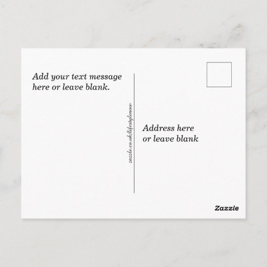 はがき – Fibonacci Shells (裏面)