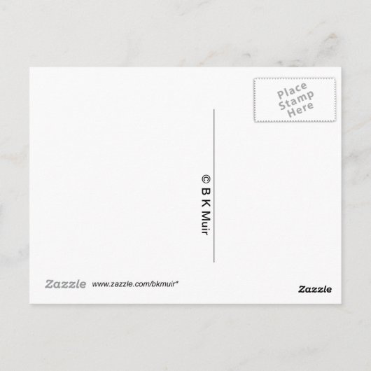 はがき – Flows to Creek (裏面)