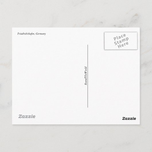 はがき – Friedrichshafen, Germany (裏面)