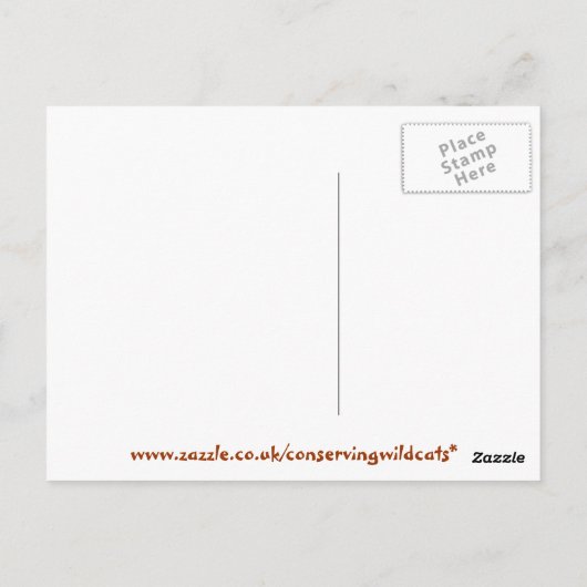 はがき – Giraffe (裏面)