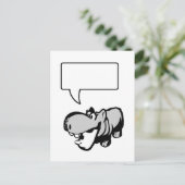 はがき – Hippo – 記入する – Nilpferd (スタンド正面)