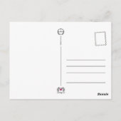 はがき – Hippo – 記入する – Nilpferd (裏面)