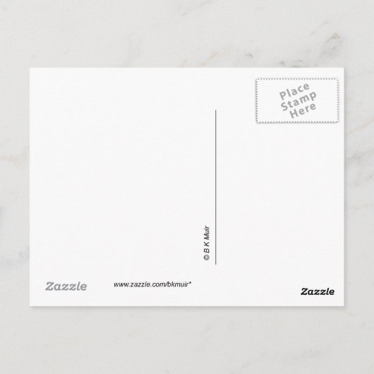 はがき – Honey Bee on Blossom (裏面)